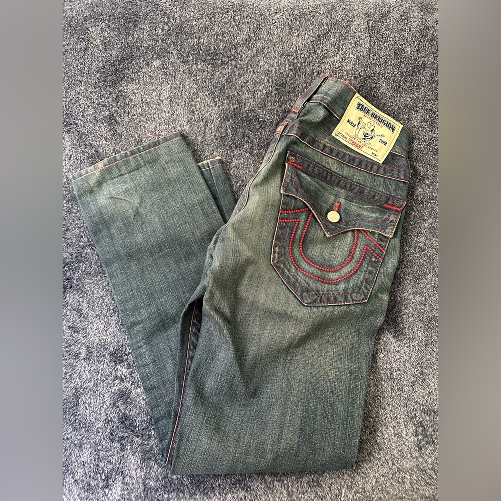 True religion 32x30 jeans for men straight leg